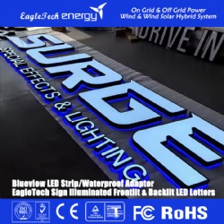 Frontlit and Backlit LED Channel Letters